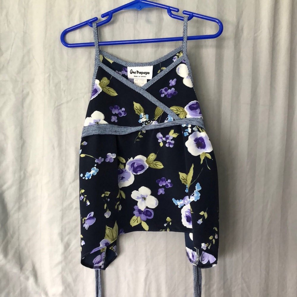 One Papaya Girls Tank Top